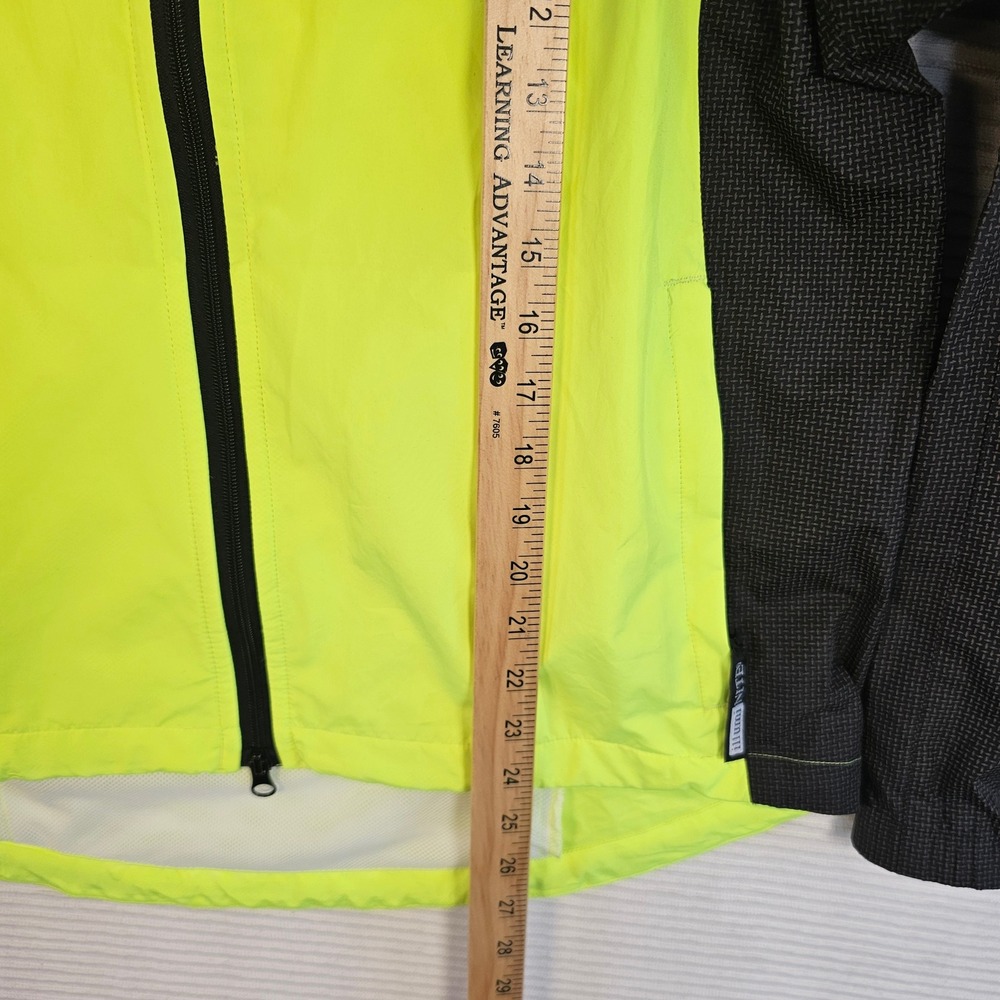 IllumiNITE Reflectivewear Mens Medium Cycling Jacket Neon Yellow Black Hi-Vis - Picture 4 of 7